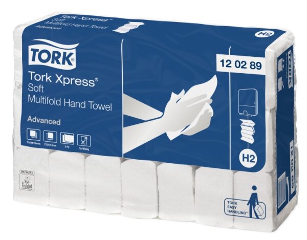 Tork Advanced Handtuch Interfold H2 hochweiß 3780 Bl. 120289