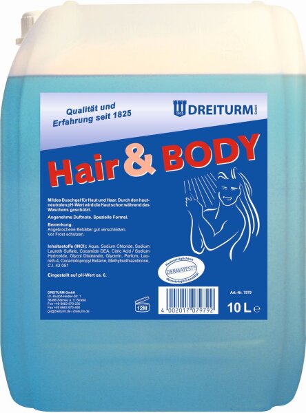 Dreiturm Hair & Body - Shampoo 10 Liter