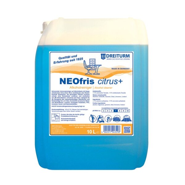 Dreiturm Neofris citrus+ 10 Liter