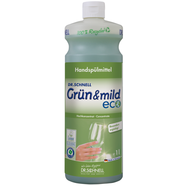 Dr. Schnell GRÜN & MILD Eco 1 Liter Handspülmittel