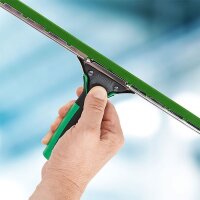 Unger ErgoTec Fensterwischer mit grünem Wischergummi 35cm