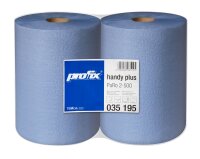 TEMCA profix handy plus Putzrolle 2-lagig blau 38x36cm 2x...