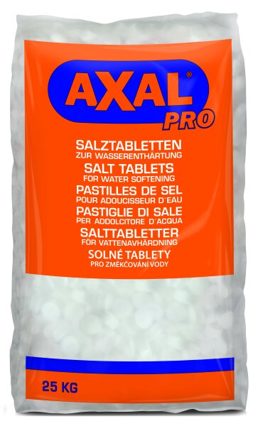 AXAL Pro Tabs 25kg Sack Regeneriersalz Salztabletten