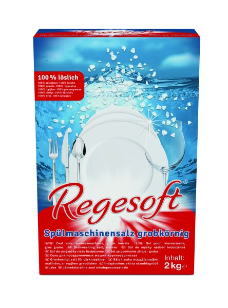 Regesoft Spülmaschienensalz grob 12kg (6x2kg)