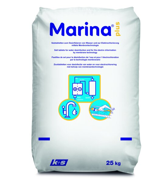 MARINA Plus Siedesalz-Tabs 25kg Sack