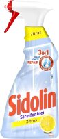 Sidolin Zitrus, Glasreiniger mit Abperl-Effekt 500ml