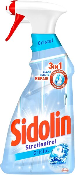 Sidolin Cristal, Glasreiniger 500ml