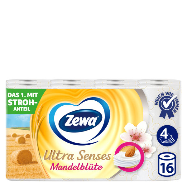 ZEWA Ultra Senses Mandelblüte 4-lagig 16x135 Blatt