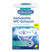 Dr. Beckmann Aktivkohle WC-Schaum 3x100g